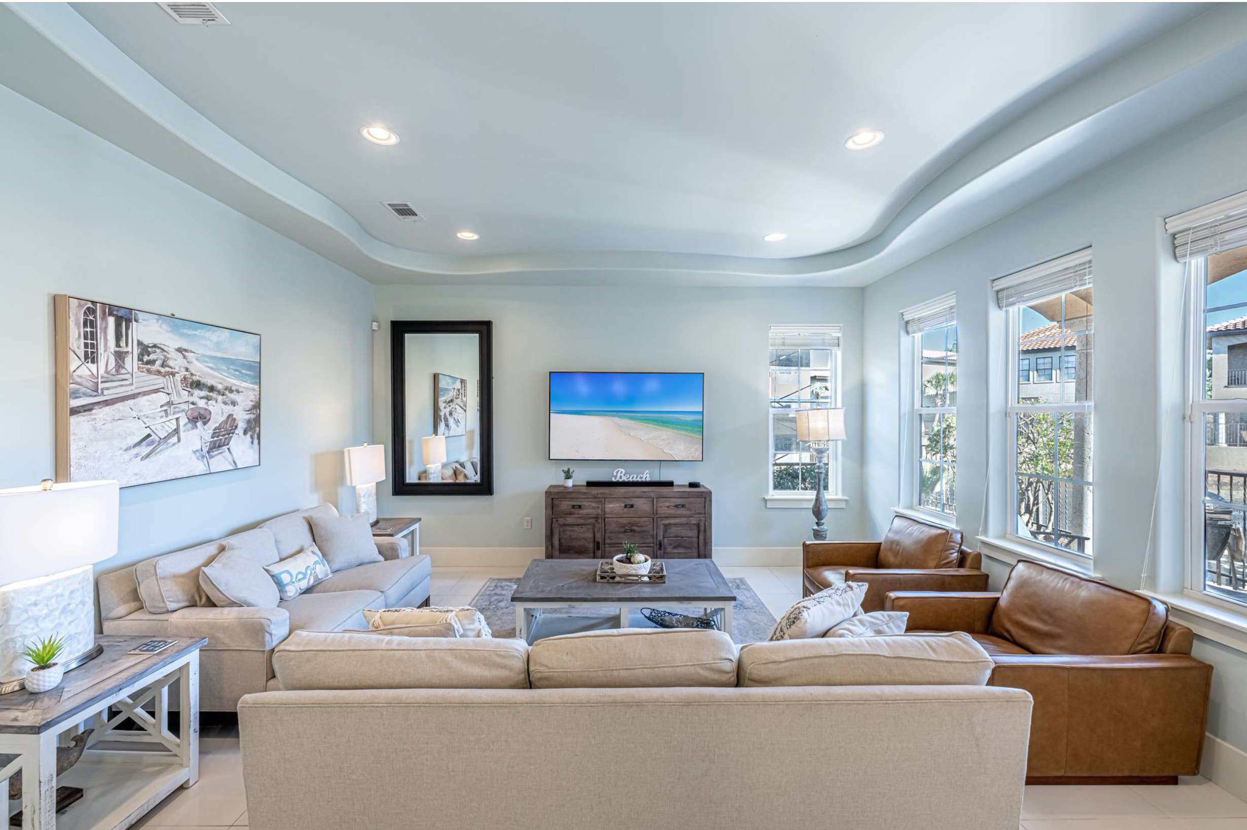 Professional interior house painting in Post Falls Idaho living room